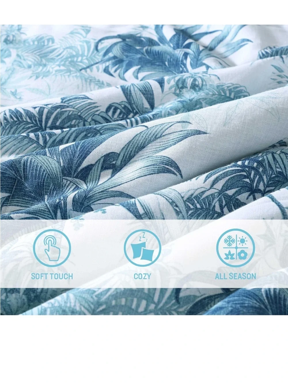 Tommy Bahama - King Comforter Set, Super Soft Bedding with Matching Shams